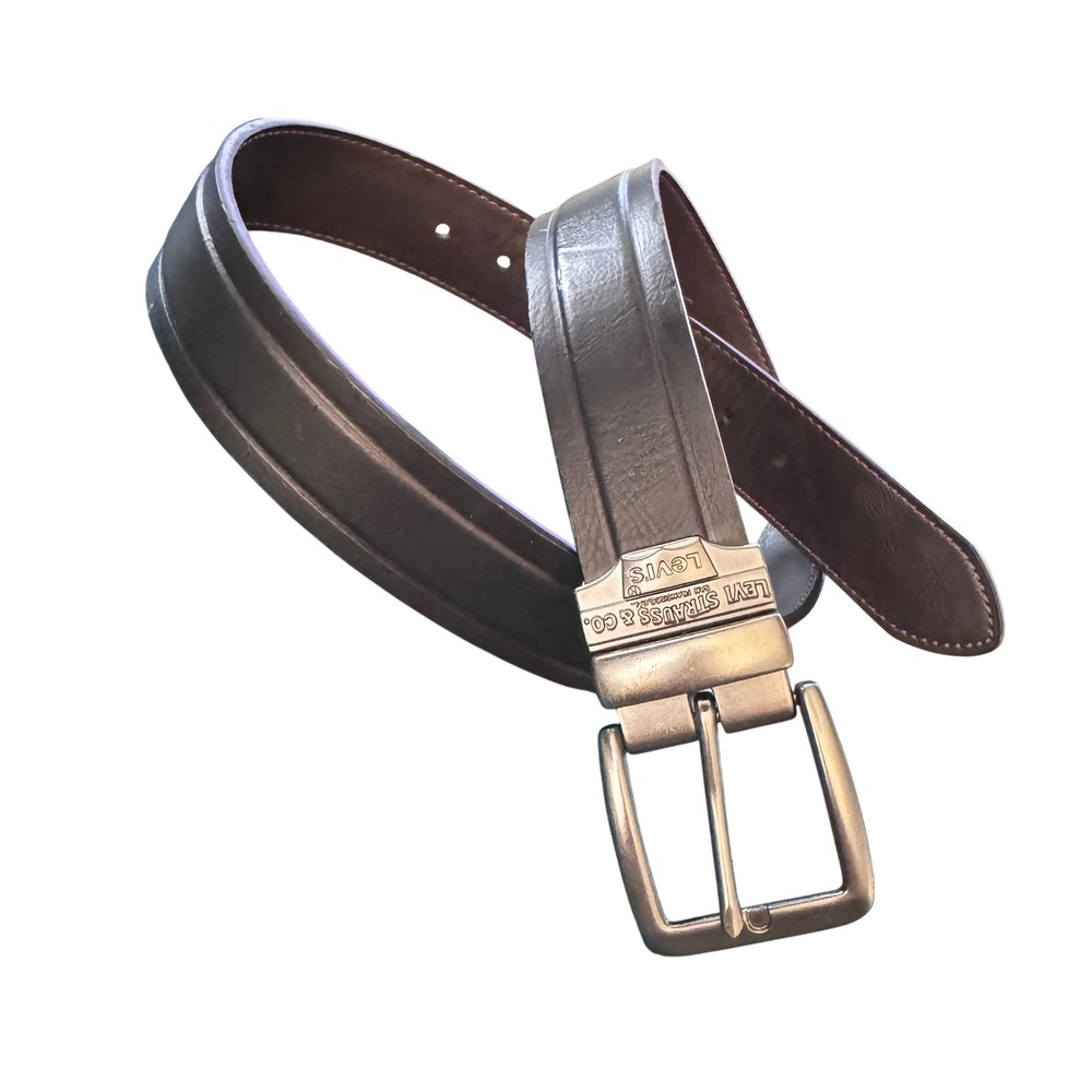 Levi Strauss &‎ Co. Men's Heavy Belt Medium M Black 34-36  preloved